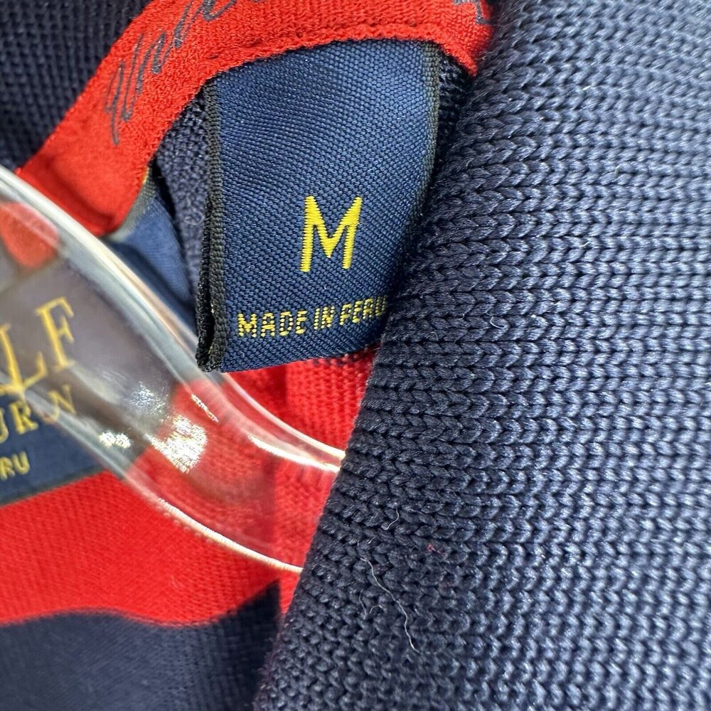 Polo Golf Ralph Lauren Polo Shirt Mens M Ryder Cup 2014 Scotland USA Performance - Picture 15 of 16